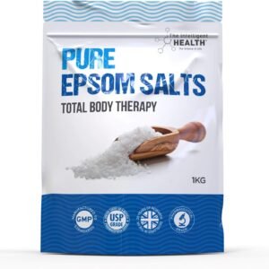 the intelligent health pure epsom salts magnesium sulphate bath salt (1 kg (pack of 1))